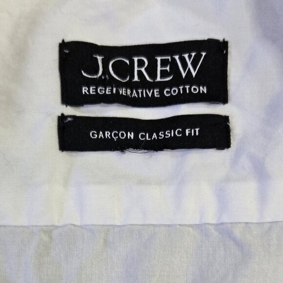 J. Crew White Garcon Classic Fit Button-Up Shirt in Cotton Poplin Capsule - Picture 5 of 7